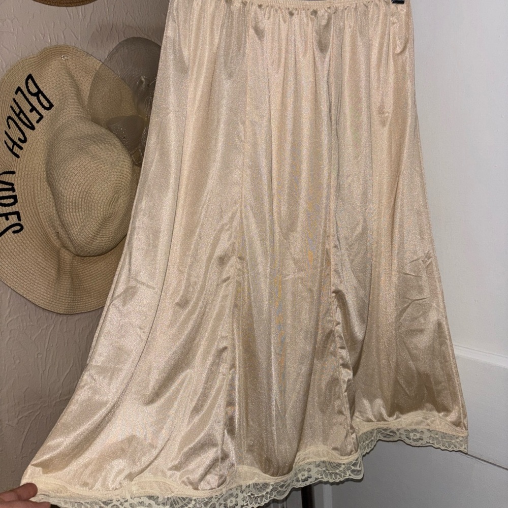 Rachell Slip Dress Top - Champagne